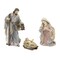 Melrose 3-Piece Set Holy Family Christmas Nativity Figurines 7.75"